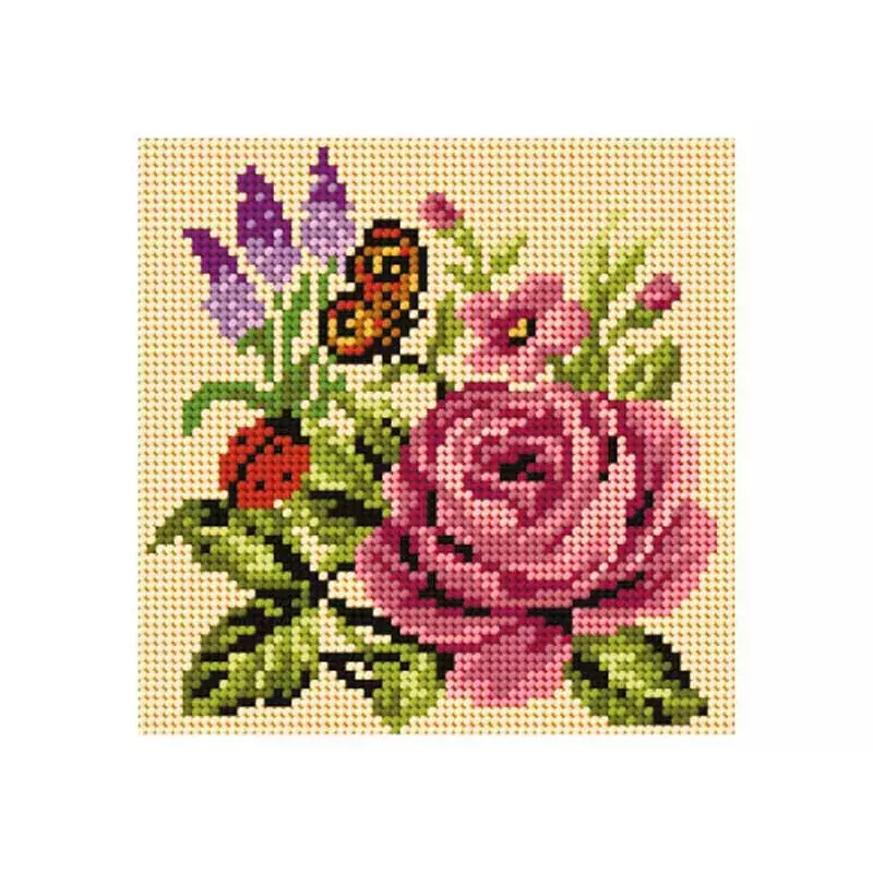 Kanwa ARIADNA 1017 bukiet kwiatów