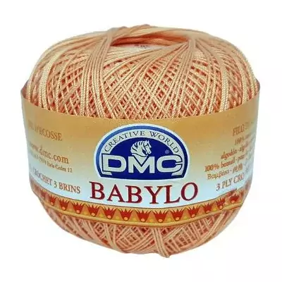 Kordonek DMC Babylo 10 – 50g – kol. 114 zielony cieniowany – 453 łososiowy