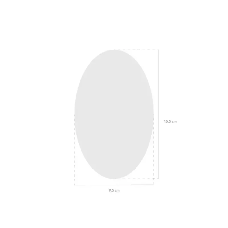 Łaty LECCO termo 9.5×15.5cm kol. 003 écru