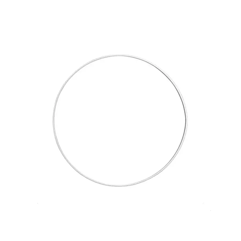 Obręcz metalowa 20cm – biała