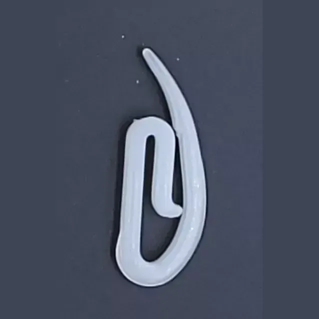 agrafka francuska do firan slimak biala