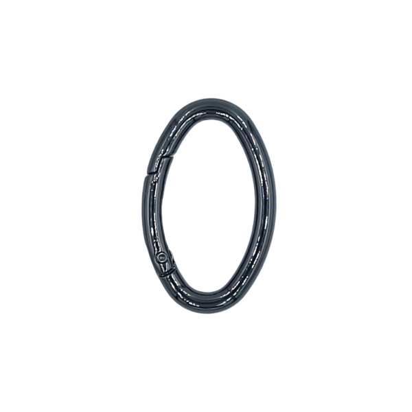 Karabińczyk owalny 40m x 20mm C-11 oksyda