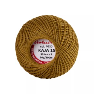 Kordonek ARIADNA Kaja 15 kol. 000 natural – 330 oliwkowy